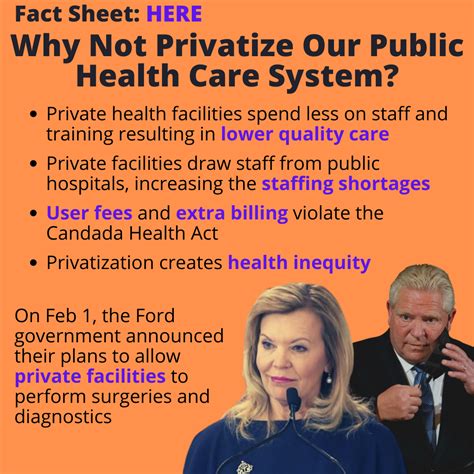 Fact Sheet The Privatization Of Ontarios Public Hospital Services