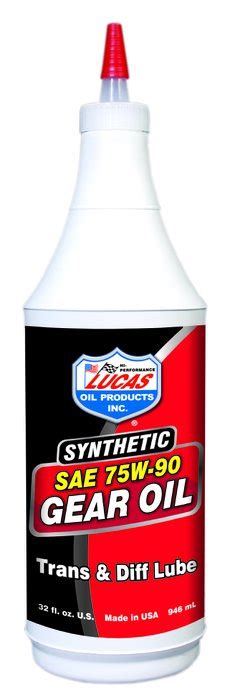 Lucas Oil 75w 90 Synthetic Gear Oil 9166888 Pep Boys