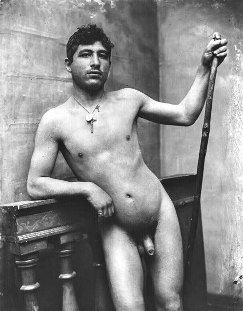 Vintage Muscle Men Ish Part Nude Italian Photos