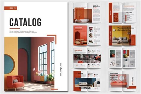 Product Catalog Template Brochures Design Bundles Catalogue Layout Catalog