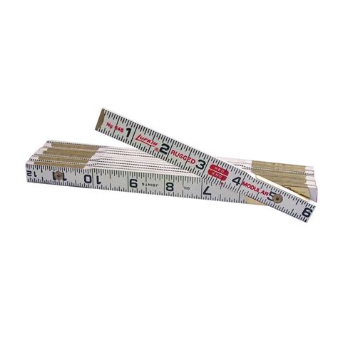 Bon Tool 6 Ft Modular Brick Spacing Wood Ruler 11 464 The Home Depot