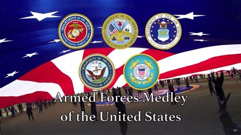 United States Armed Forces Medley Us Military Songs Youtube
