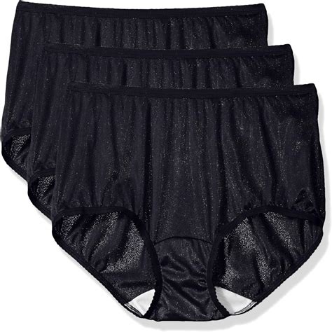 Shadowline Womens Panties Nylon Modern Brief 3 Pack At Amazon Womens Clothing Store