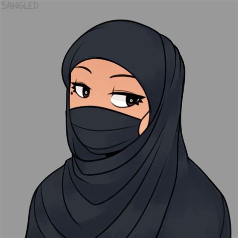 Pin By Ro On Eli Oc Hijabi Pfp Cartoon Hijab Cartoon Islamic Cartoon