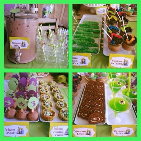 Shrek Birthday Party Ideas Photo 2 Of 5 Birthday Party Food Bday