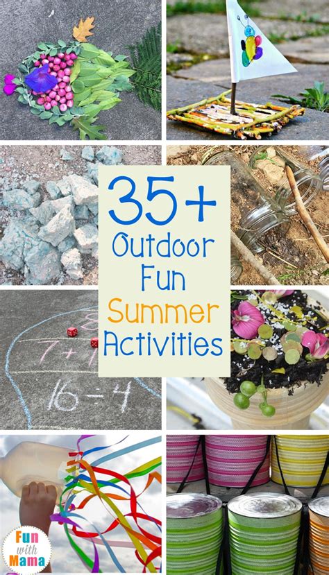 So here are some fun ways to educate the children. 35+ Summer Fun Outdoor Activities To Help Kids Stay ...