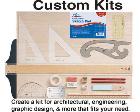 Custom Drafting Kit Design Your Own Classroom Drawing Supplies Kit