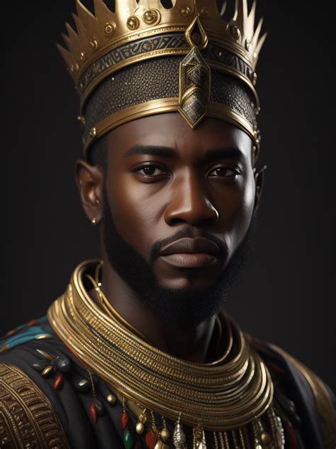 Lumenor Ai Image Generation An African King In Traditional Clothing