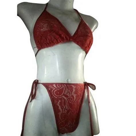 Red Lycra Bikini Set At Rs 120set In Lucknow Id 20833075512