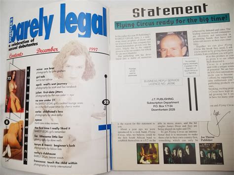 Hustlers Barely Legal December 1997 Adult Magazine Discreet Retail