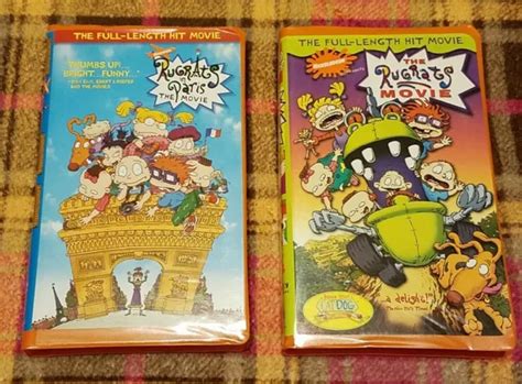 Lot Of Vhs Tapes Nickelodeon The Rugrats Movie Rugrats In Paris The