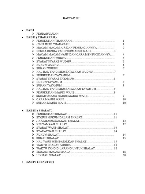 Check spelling or type a new query. contoh Daftar Isi Makalah Agama Islam