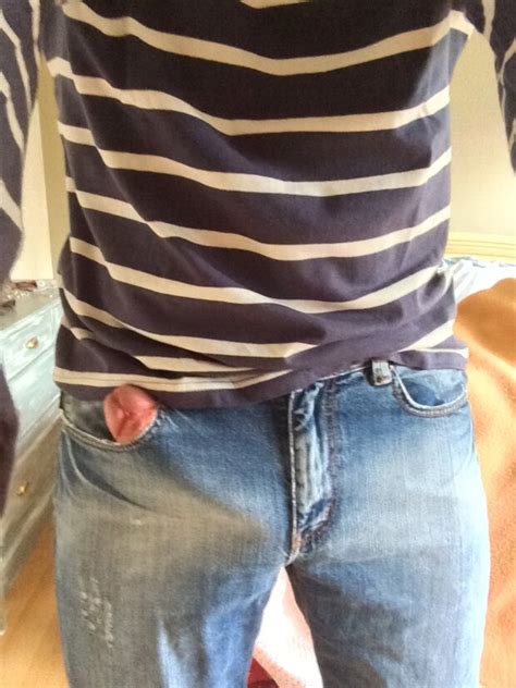 Cock Out Of Jeans Pocket Jsc