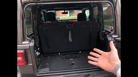Jeep Wrangler Unlimited Rear Seat Fold Down