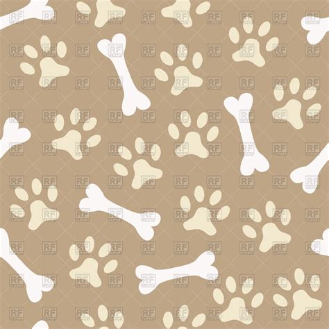 Dog Bone Wallpaper Dog Paw And Bone Pattern 1200x1200 Wallpaper