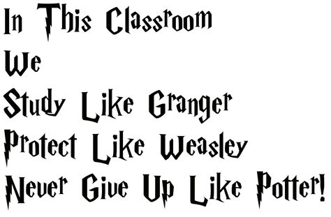 Harry Potter Font - Harry Potter Font Generator | Harry potter font