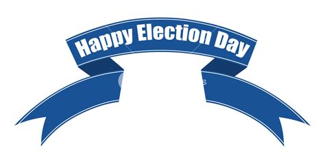 Happy Elections Day Ribbon Royalty Free Stock Image Storyblocks