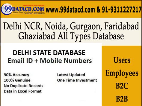 Delhi Ncr Database Provider Noida Database Gurgaon Database By