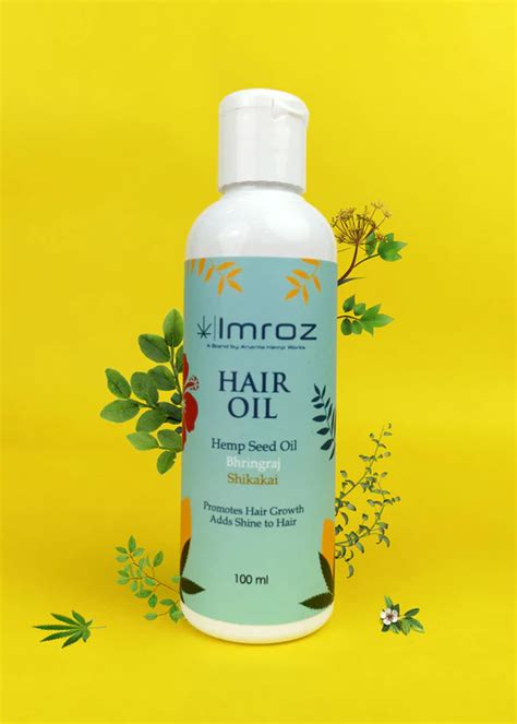 Imroz Bhringraj Hair Oil With Hemp Seed Oil And Shikakai