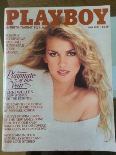 Mavin Playboy Magazine June Poty Terri Welles Cathy Larmouth