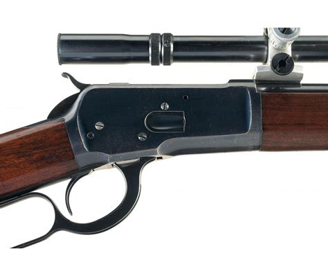Outstanding Winchester Model 1892 Lever Action Rifle With Unertl Scope