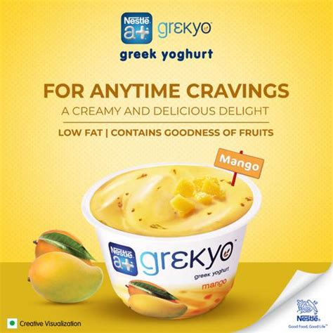 Buy Nestle A Grekyo Greek Yoghurt Mango 100 Gm Online At Best Price