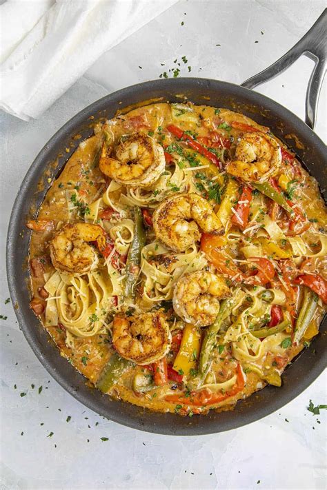 The coolest taco place you'll meet. Rasta Pasta with Shrimp - Chili Pepper Madness | Rasta ...