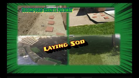 How To Install Sod 101 Diy Dg Pathway 12 × 12 Pavers Youtube