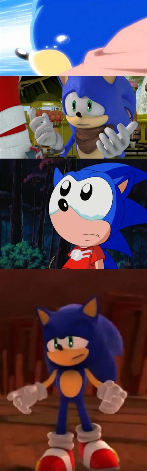 We Seen Sonic Shed Tears In Tv Shows But Some Odd Reason He Cant Do