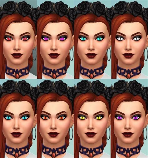 More Vampire Eye Colors By Merkaba At Mod The Sims Sims