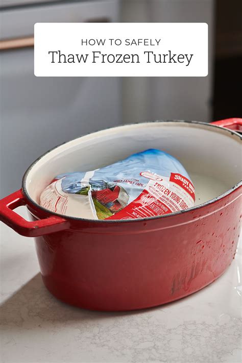 How To Safely Thaw Frozen Turkey Frozen Turkey Thawing Frozen Turkey