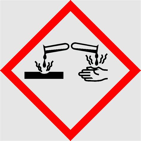 European Hazard Symbols Clp Regulation Sodium Hydroxide Hazard