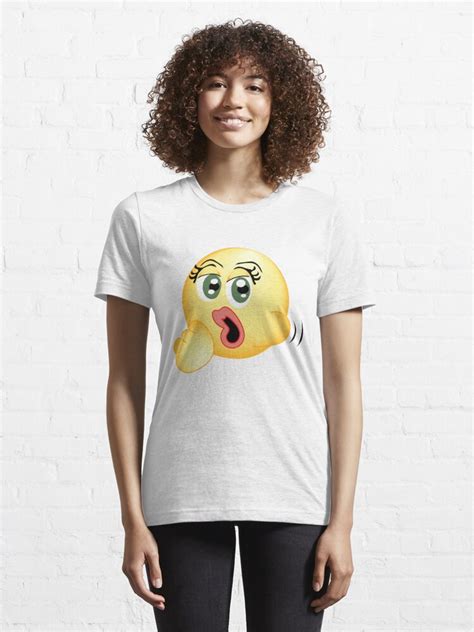 oral fixation the blowjob emoji essential t shirt for sale by stinkpad redbubble