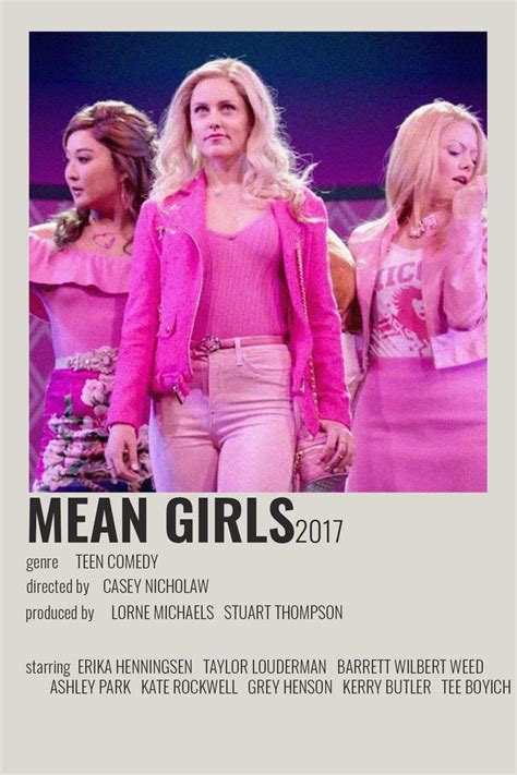 Mean Girls By Cari Mean Girls Broadway Posters Broadway Musicals