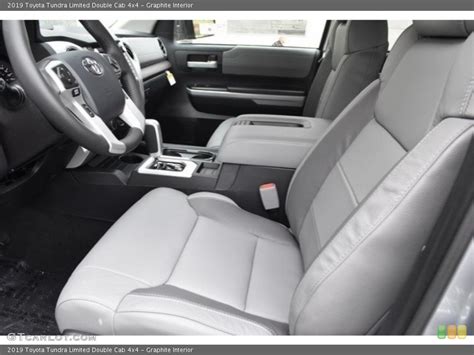 Graphite Interior Front Seat For The 2019 Toyota Tundra Limited Double