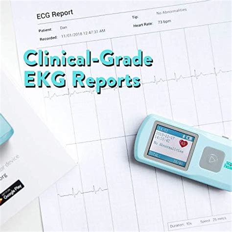 Sonohealth Portable Ekg Heart Rate Monitor Wireless Handheld Home Ecg
