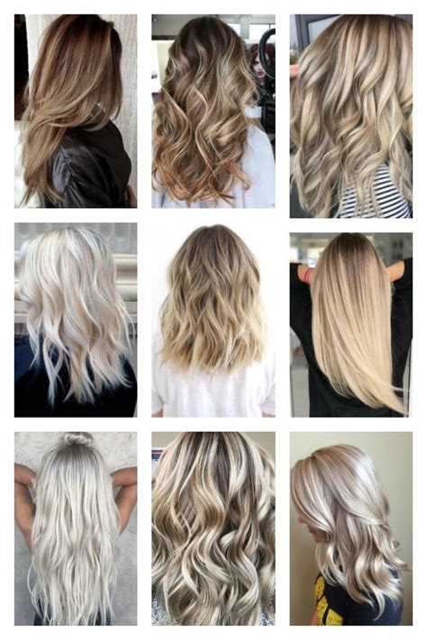 Different Shades Of Blonde Hair Color