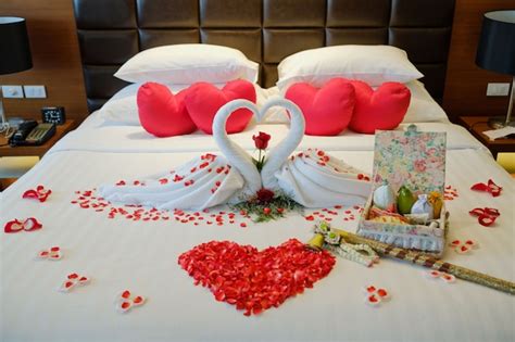 Premium Photo Wedding Bed Thailand Wedding Romantic Bed