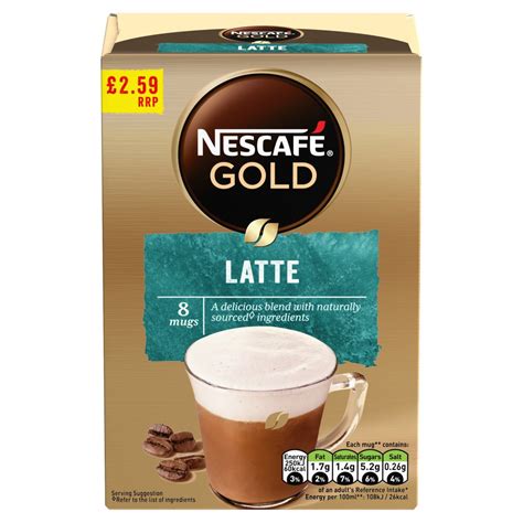 Nescafe Gold Latte Instant Coffee 8 X 155g Sachets Pmp £259 Bb