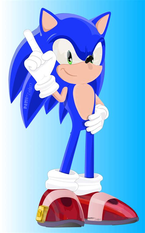 Dibujo Vectorial De Sonic Domestika