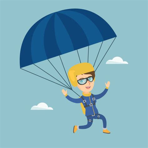 Royalty Free Parachute Jump Clip Art Vector Images And Illustrations