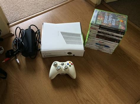 Limited Edition Xbox 360 Slim White Console Games Brierley Hill