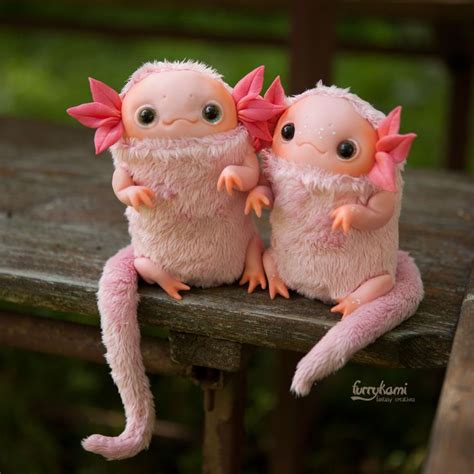 Axolotl Etsy Fantasy Art Dolls Axolotl Cute Fantasy Creatures Images