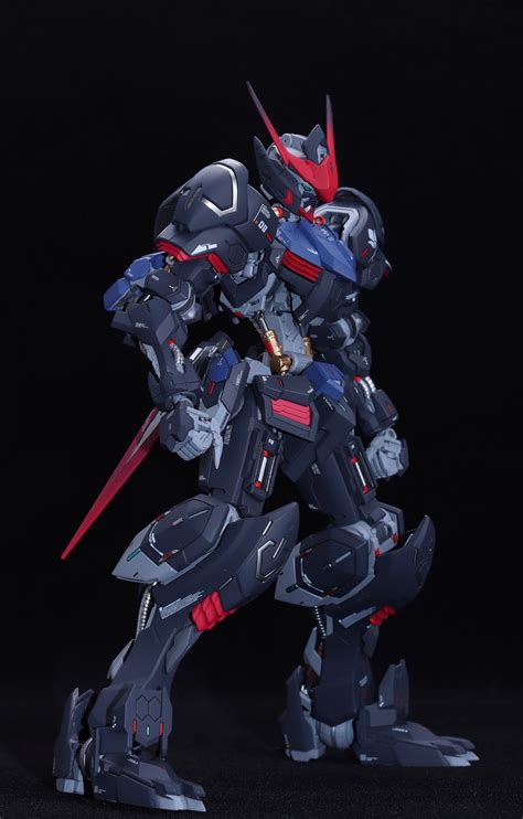 Bandai Mg 1100 Black Barbatos Gundam Painted And Built Etsy