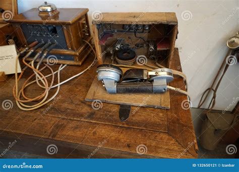 Old Field War Phone Stock Image Image Of Technology 132650121