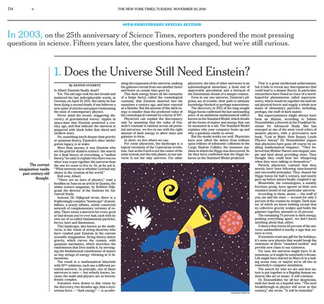 The New York Times Science Times Fitza