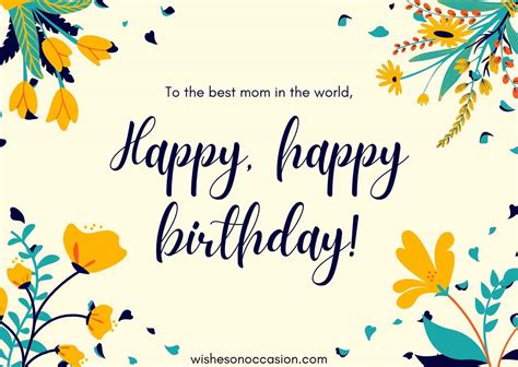 20 Best Happy Birthday Wishes For Mother Wishesonoccasion