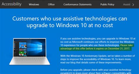 Windows 10 Free Upgrade Offer To End On December 31 Noypigeeks