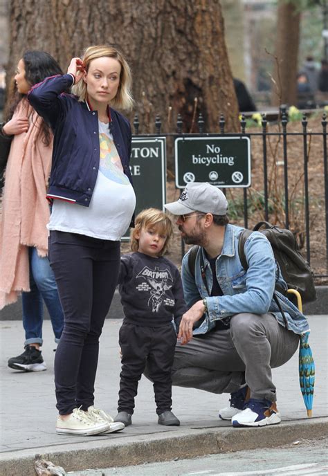 Olivia Wilde & Jason Sudeikis Take A Walk In Washington Square Park 