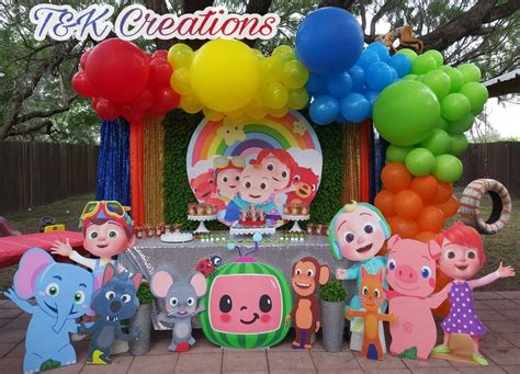 Cocomelon Snack Table 2nd Birthday Party For Boys 2nd Birthday Party